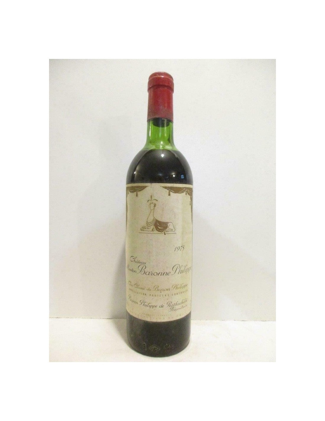 1975 - pauillac - château mouton baronne philippe grand cru classé - rouge - bordeaux - Just Wines 