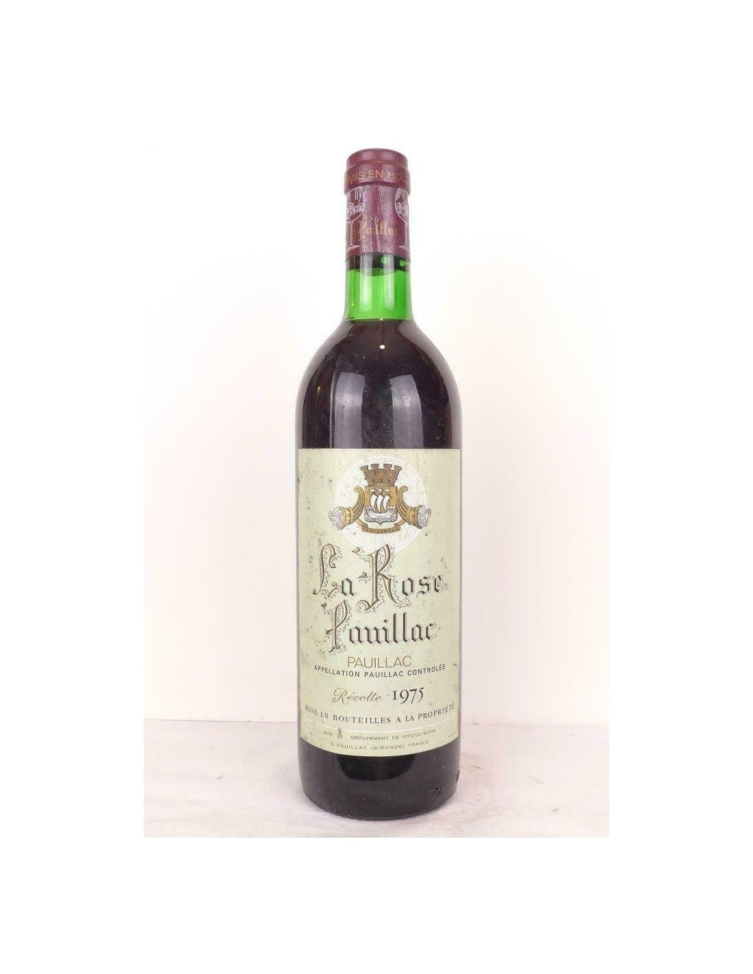 1975 - pauillac - la rose pauillac - rouge - bordeaux - Just Wines 