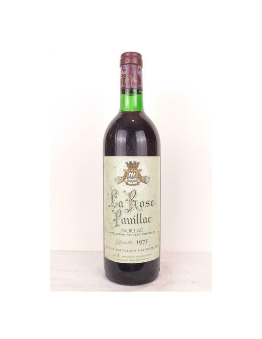 1975 - pauillac - la rose pauillac - rouge - bordeaux - Just Wines 