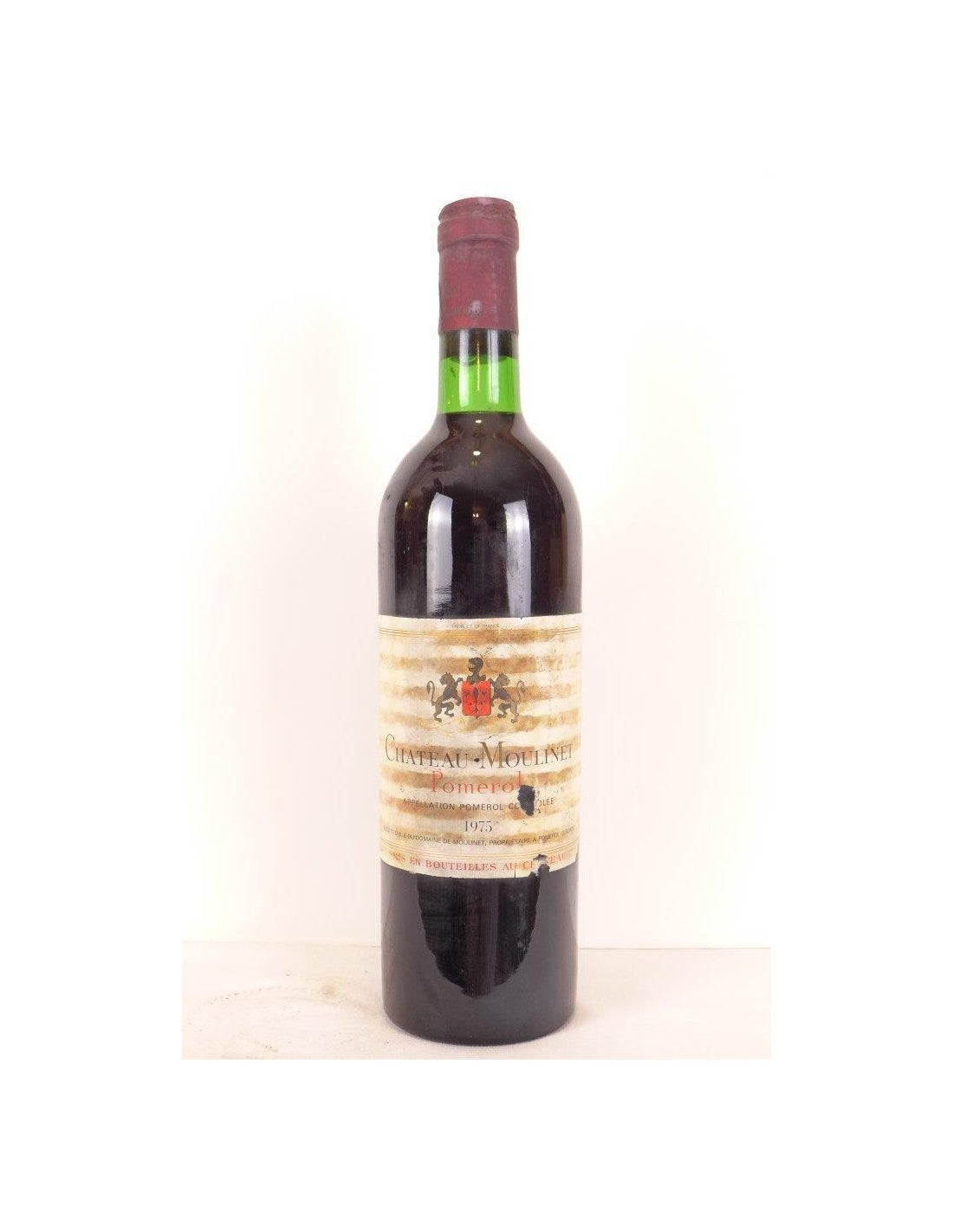 1975 - pomerol - château moulinet - rouge - bordeaux - Just Wines 