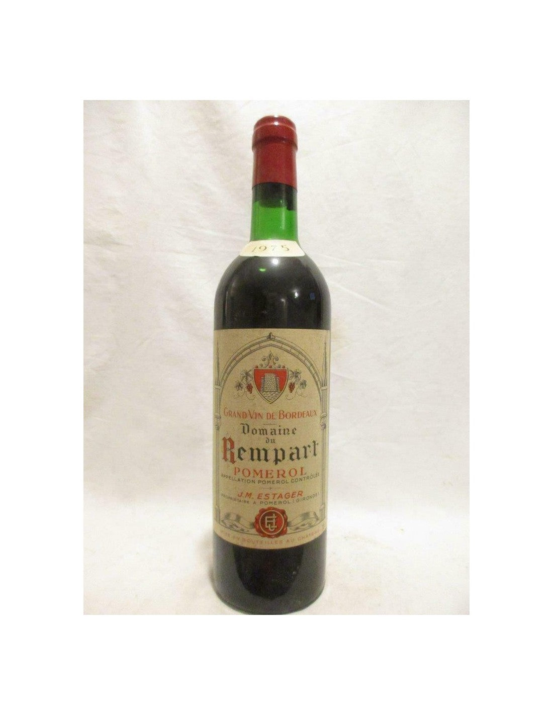 1975 - pomerol - domaine du rempart - rouge - bordeaux - Just Wines 