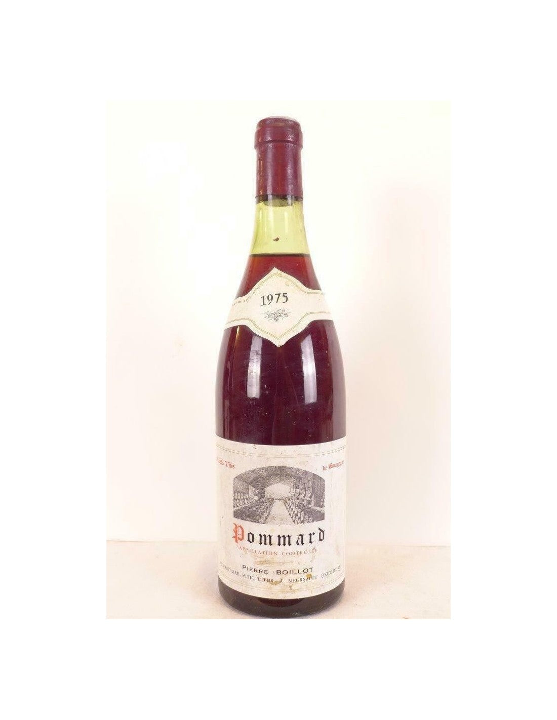 1975 - pommard - pierre boillot - rouge - bourgogne - Just Wines 