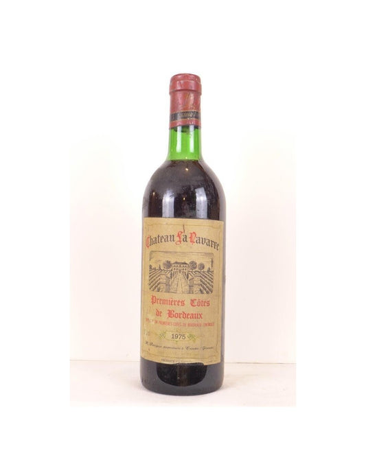 1975 - premières côtes de bordeaux - château la navarre - rouge - bordeaux - Just Wines 