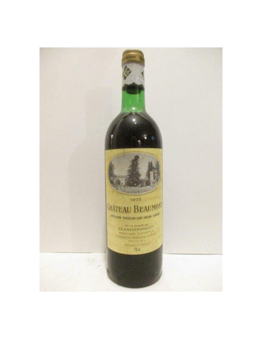 1975 - puisseguin saint-émilion - château beaumont - rouge - bordeaux - Just Wines 