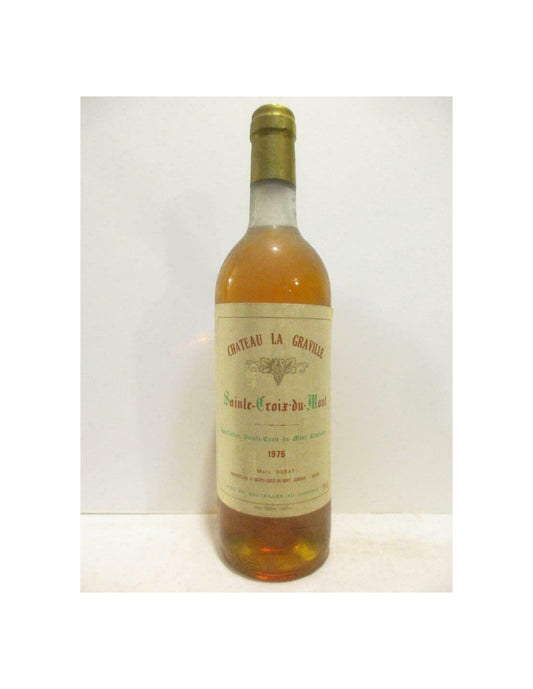 1975 - saint-croix du mont - château la graville - liquoreux - bordeaux - Just Wines 