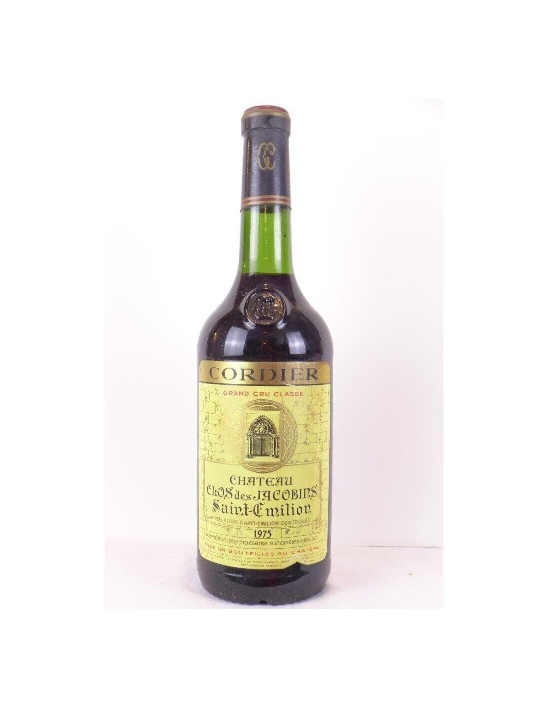 1975 - saint-émilion - château clos des jacobins grand cru classé - rouge - bordeaux - Just Wines 