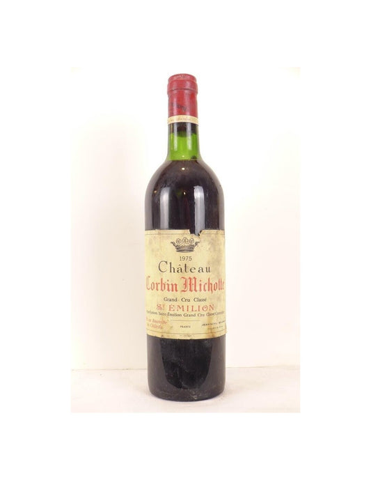 1975 - saint-émilion - château corbin michotte grand cru classé - rouge - bordeaux - Just Wines 