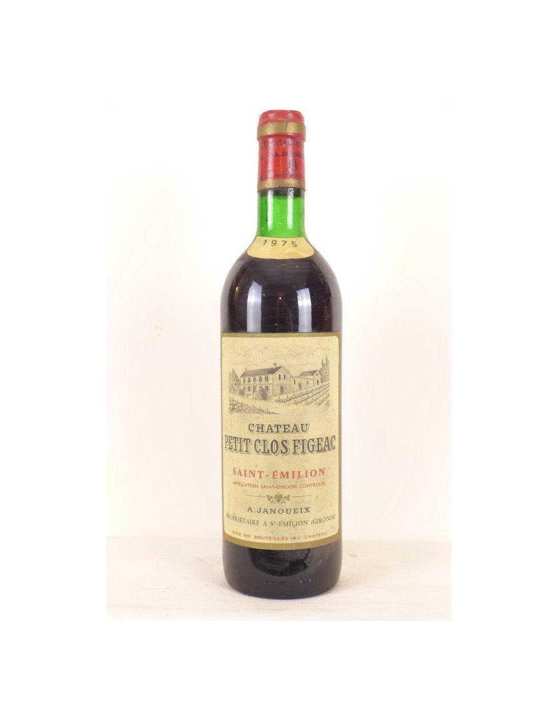 1975 - saint-émilion - château petit clos figeac janoueix - rouge - bordeaux - Just Wines 