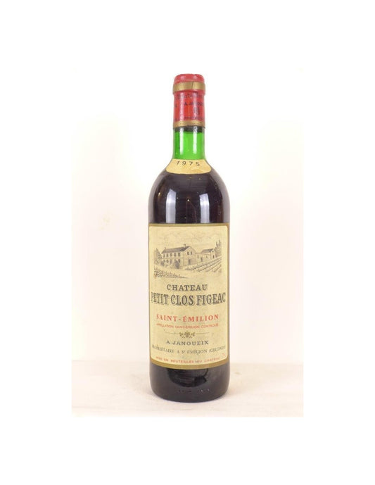 1975 - saint-émilion - château petit clos figeac janoueix - rouge - bordeaux - Just Wines 