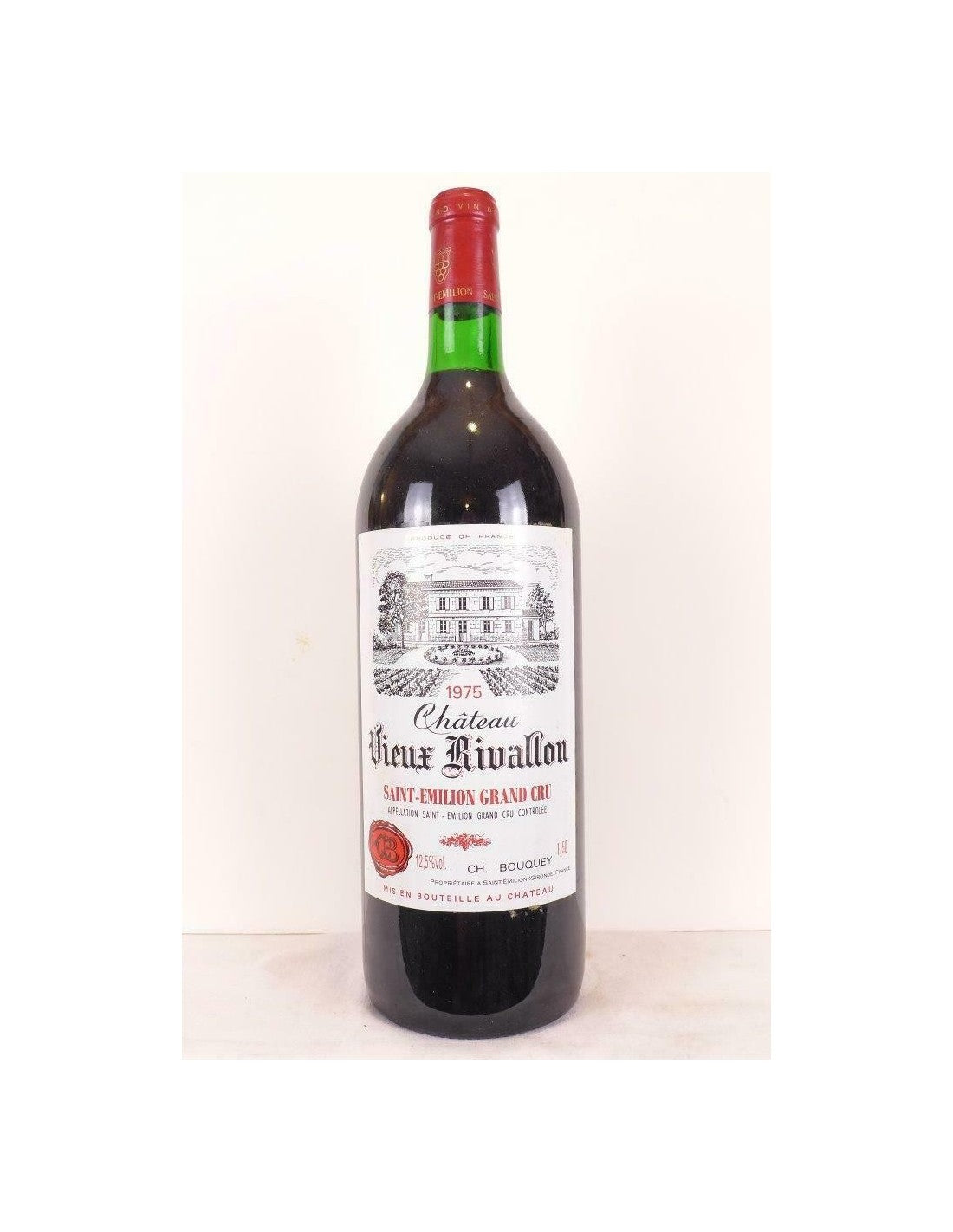 1975 - saint-émilion - château vieux rivallon grand cru magnum 150 cl - rouge - bordeaux - Just Wines 