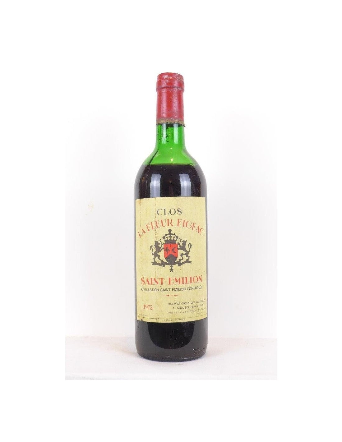 1975 - saint-émilion - clos la fleur figeac - rouge - bordeaux - Just Wines 