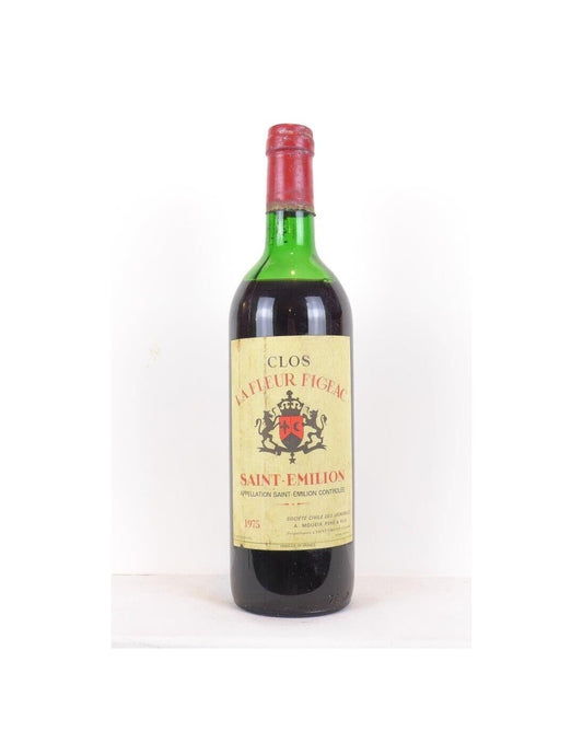 1975 - saint-émilion - clos la fleur figeac - rouge - bordeaux - Just Wines 