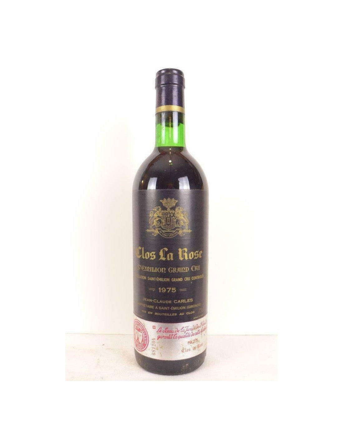 1975 - saint-émilion - clos la rose grand cru - rouge - bordeaux - Just Wines 