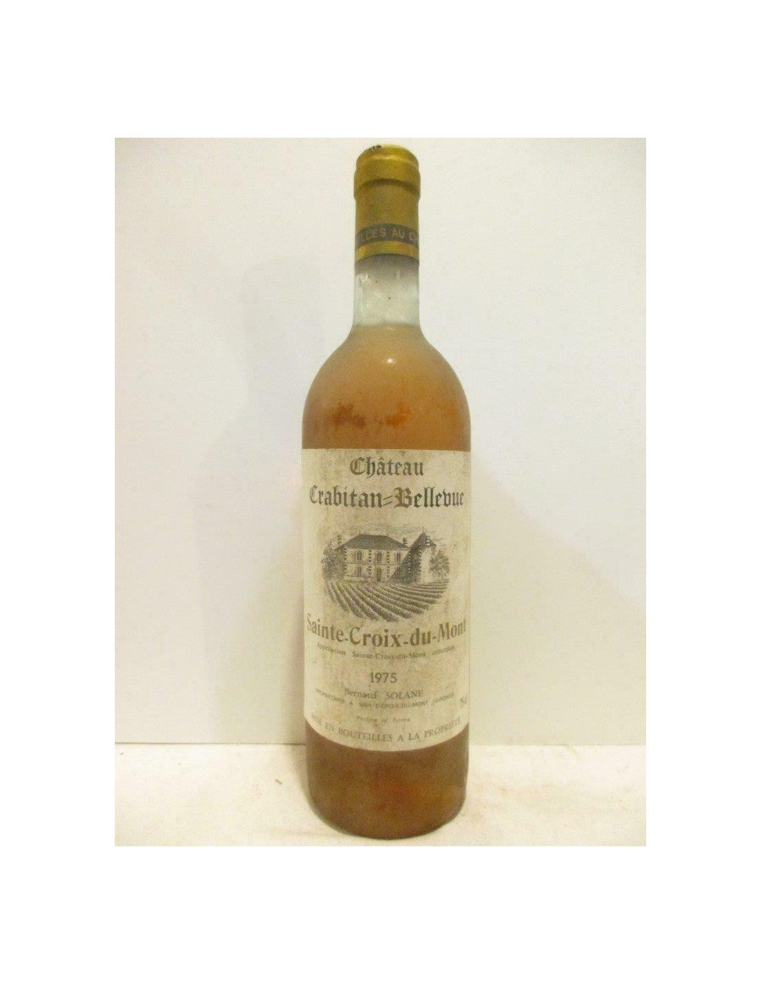 1975 - sainte-croix du mont - château crabitan-bellevue - liquoreux - bordeaux - Just Wines 