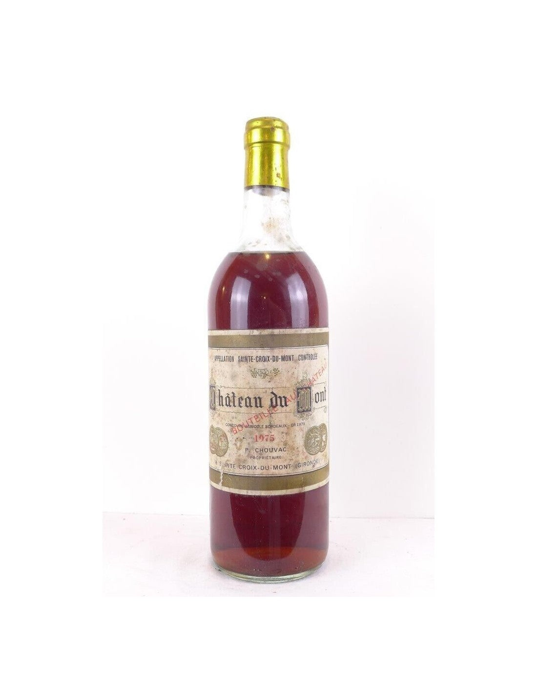 1975 - sainte-croix du mont - château du mont (capsule abîmée) - liquoreux - bordeaux - Just Wines 