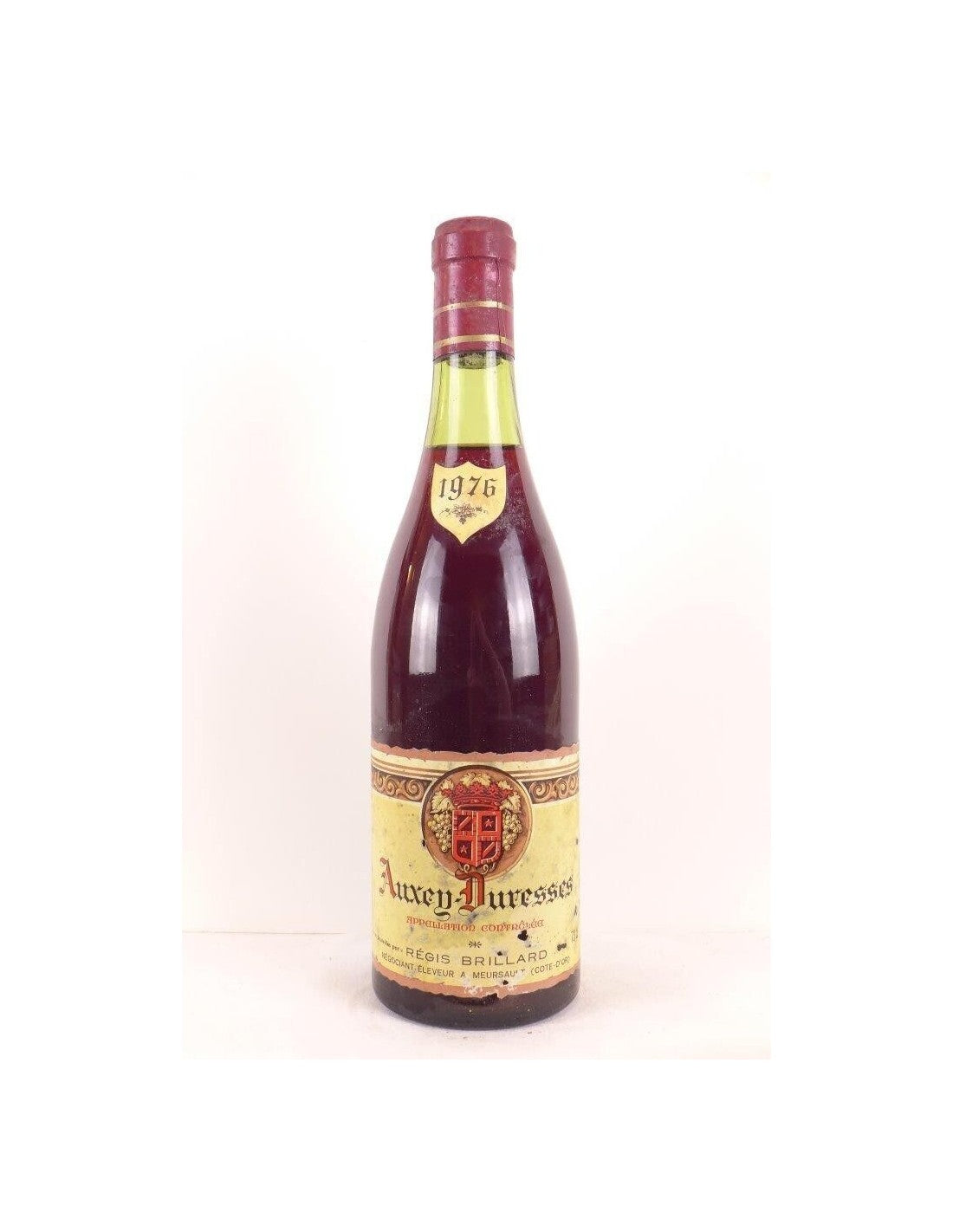 1976 - auxey-duresses - régis brillard - rouge - bourgogne - Just Wines 