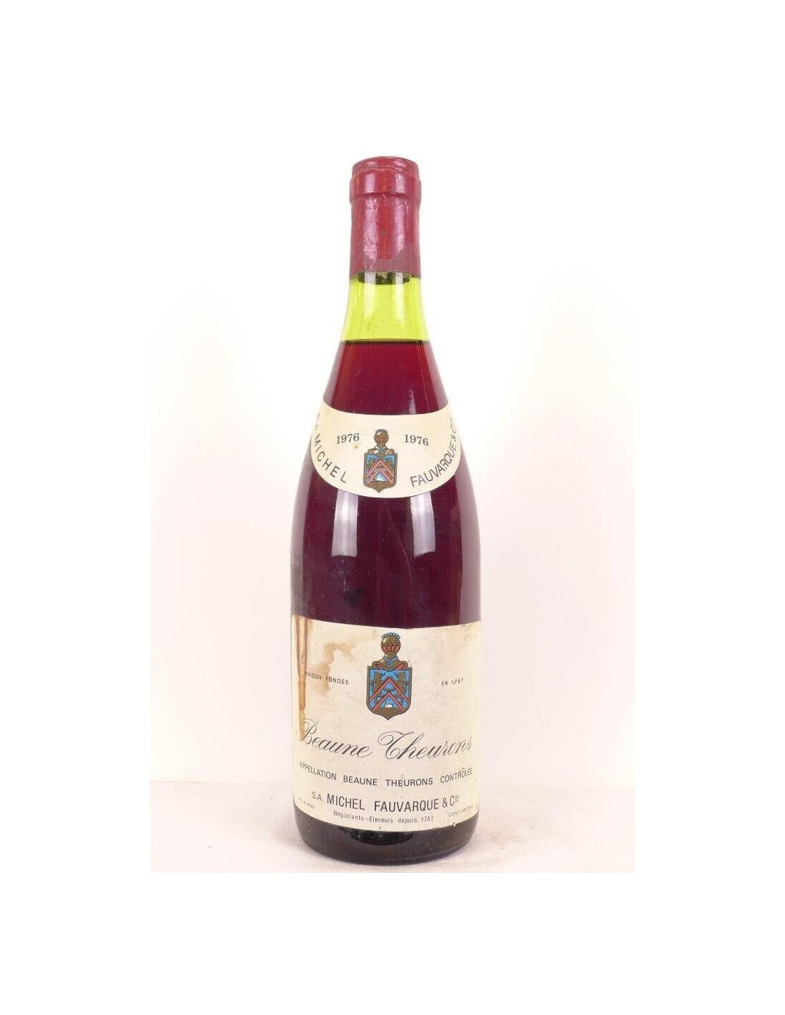 1976 - beaune - michel fauvarque - rouge - bourgogne - Just Wines 