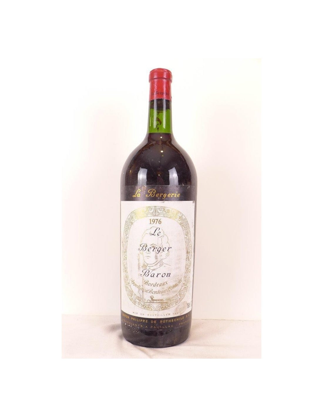 1976 - bordeaux - le berger baron philippe de rothschild magnum 150 cl - rouge - bordeaux - Just Wines 