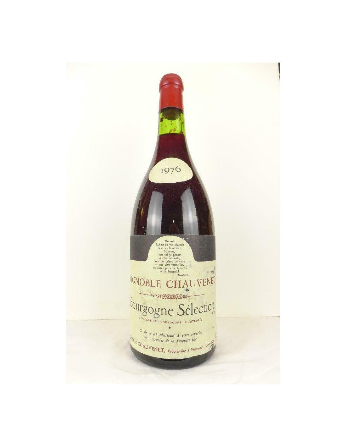 1976 - bourgogne - chauvenet sélection magnum 150 cl - rouge - bourgogne - Just Wines 