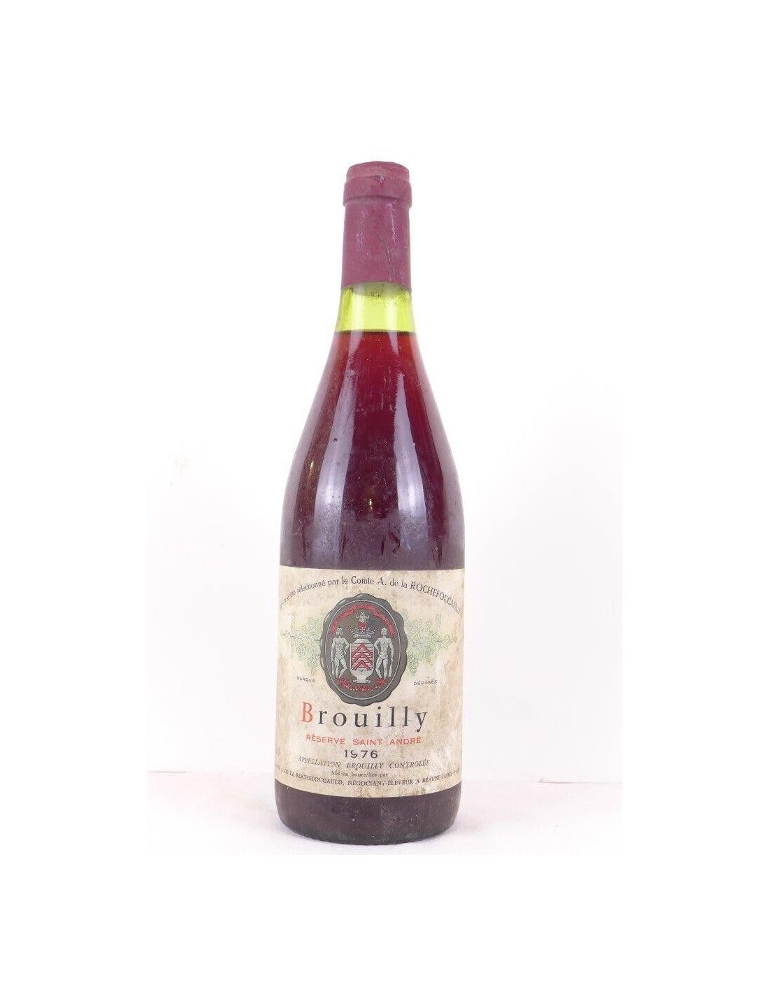 1976 - brouilly - comte de la rochefoucauld réserve saint-andré - rouge - beaujolais - Just Wines 