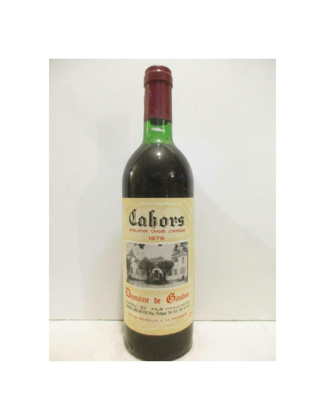 1976 - cahors - domaine de gaudou (b2) - rouge - sud-ouest - Just Wines 