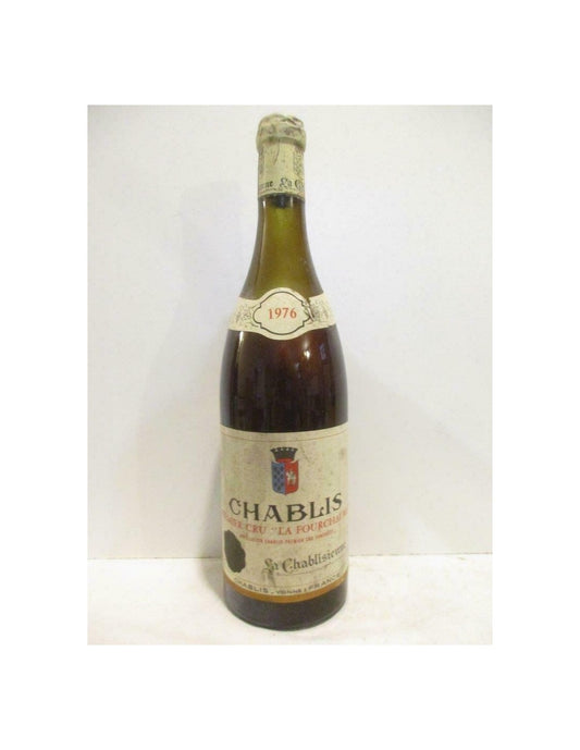 1976 - chablis - la chablisienne premier cru fourchaume (niveau bas) - blanc - bourgogne - Just Wines 