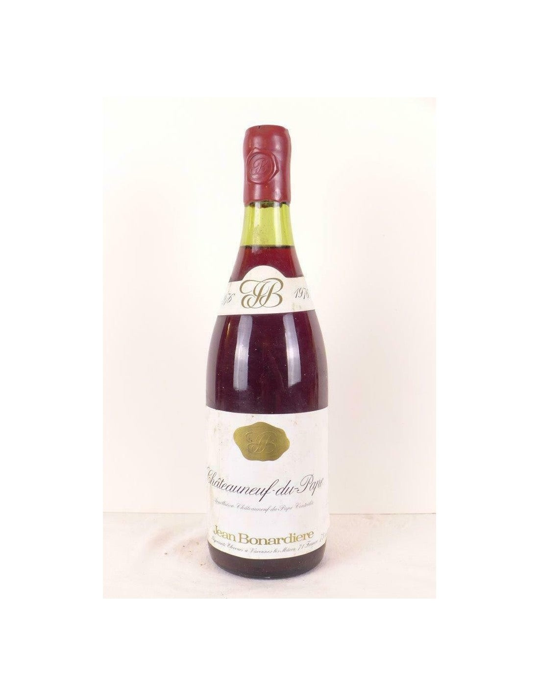 1976 - châteauneuf du pape - jean bonardière - rouge - rhône - Just Wines 