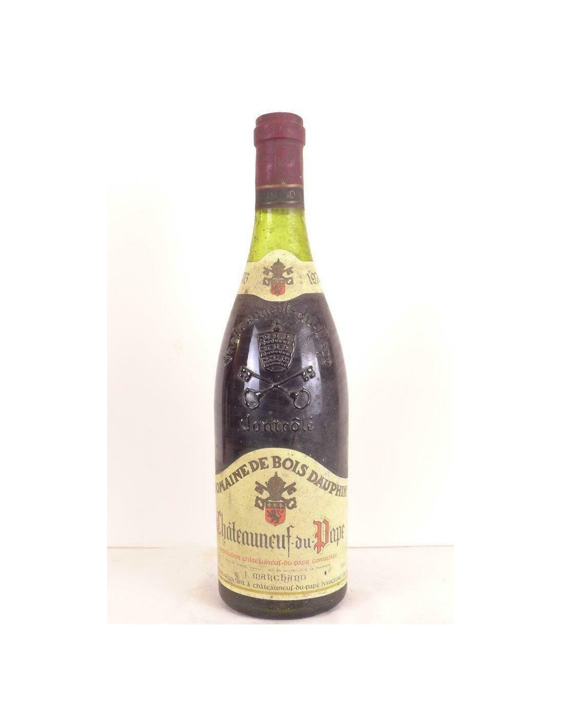 1976 - châteauneuf du pape - marchand domaine de bois dauphin b2) - rouge - rhône - Just Wines 