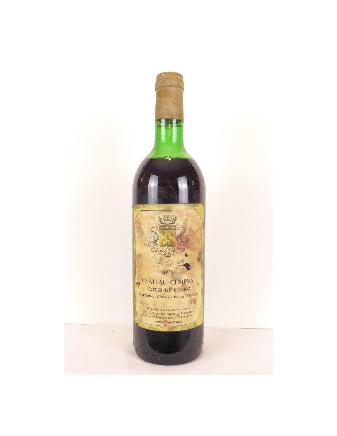 1976 - côtes de bourg - château clairval baron philippe de rothschild - rouge - bordeaux - Just Wines 