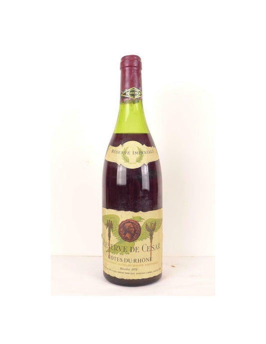 1976 - côtes du rhône - réserve de césar (capsule étiquette abîmées) - rouge - rhône - Just Wines 