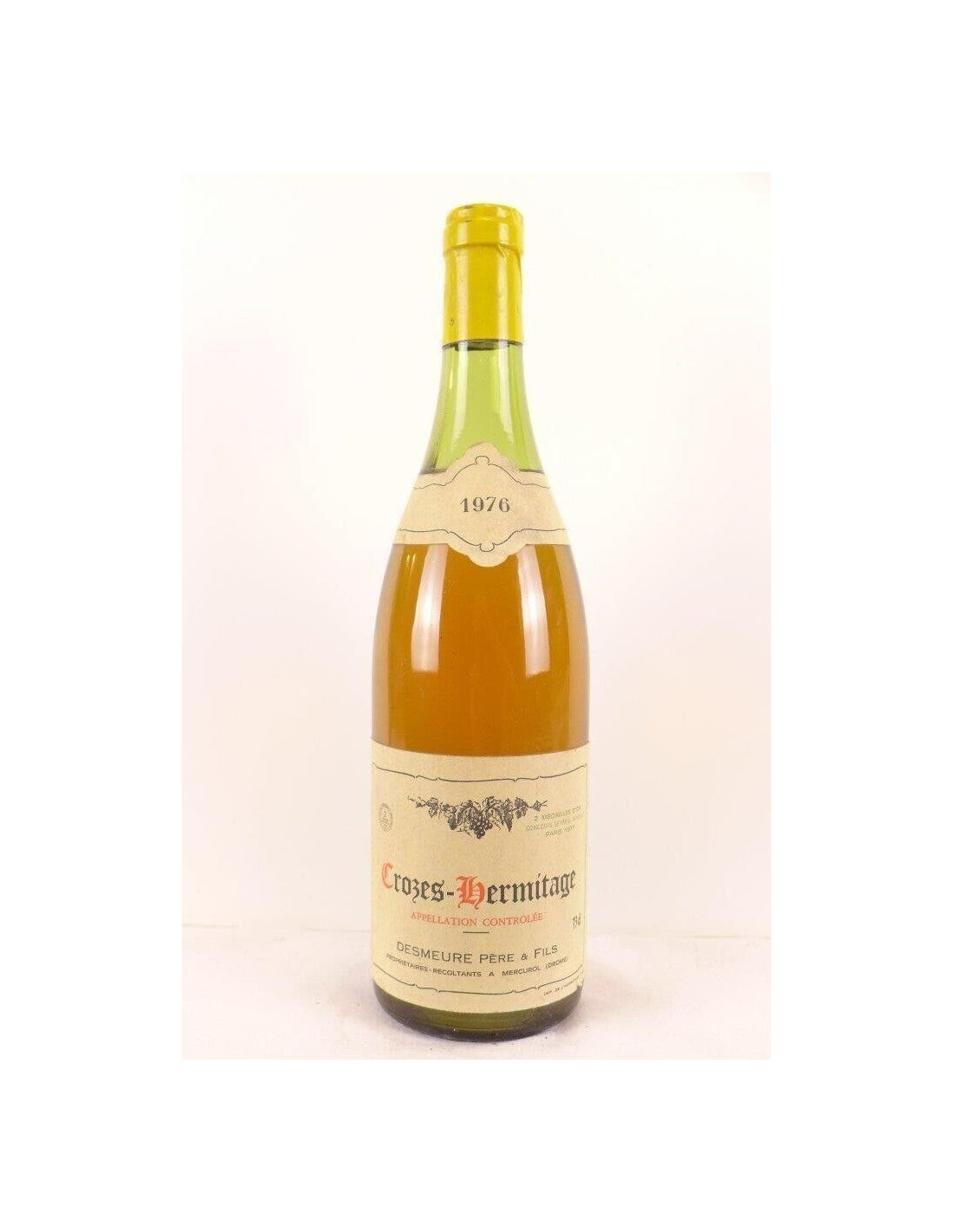 1976 - crozes-hermitage - desmeure père et fils - blanc - rhône - Just Wines 