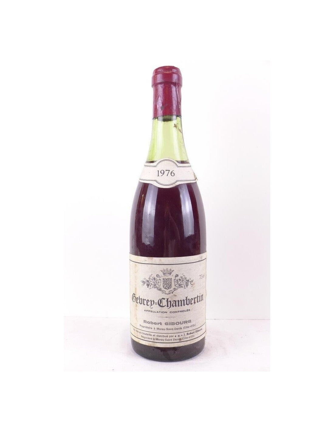 1976 - gevrey-chambertin - robert gibourg - rouge - bourgogne - Just Wines 