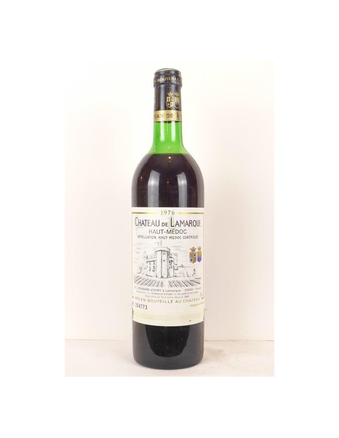 1976 - haut-médoc - château de lamarque - rouge - bordeaux - Just Wines 