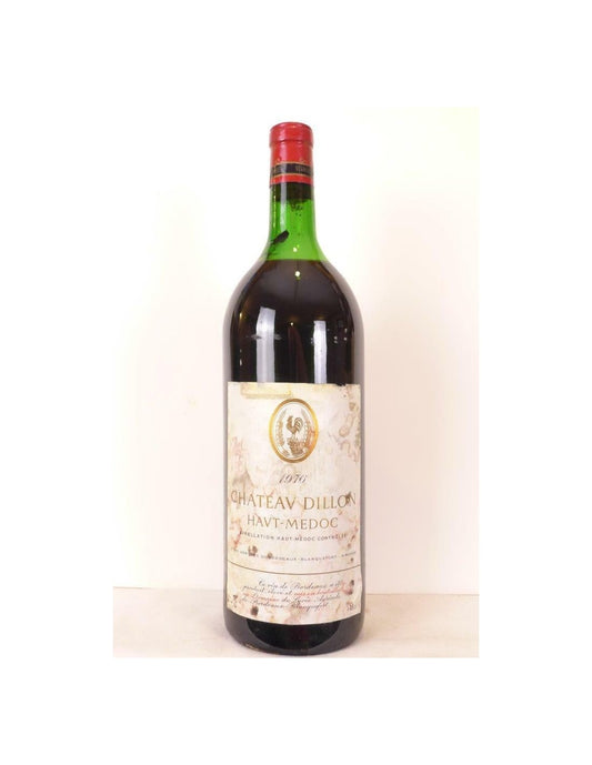 1976 - haut-médoc - château dillon (étiquette tâchée) magnum 150 cl - rouge - bordeaux - Just Wines 