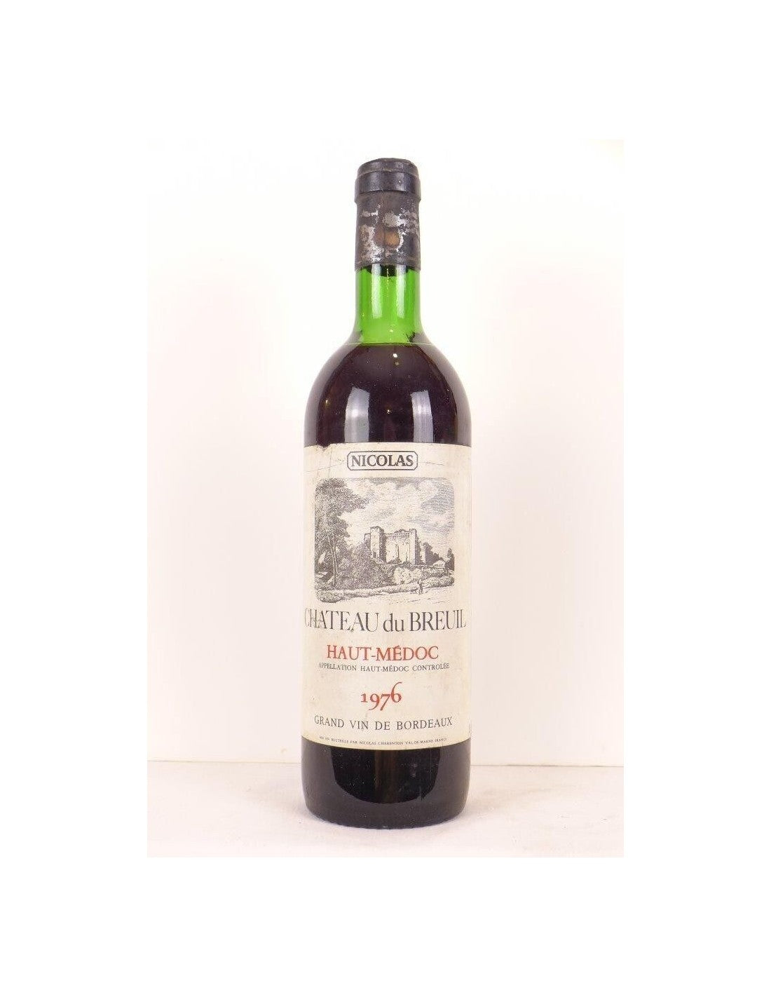 1976 - haut-médoc - château du breuil nicolas - rouge - bordeaux - Just Wines 