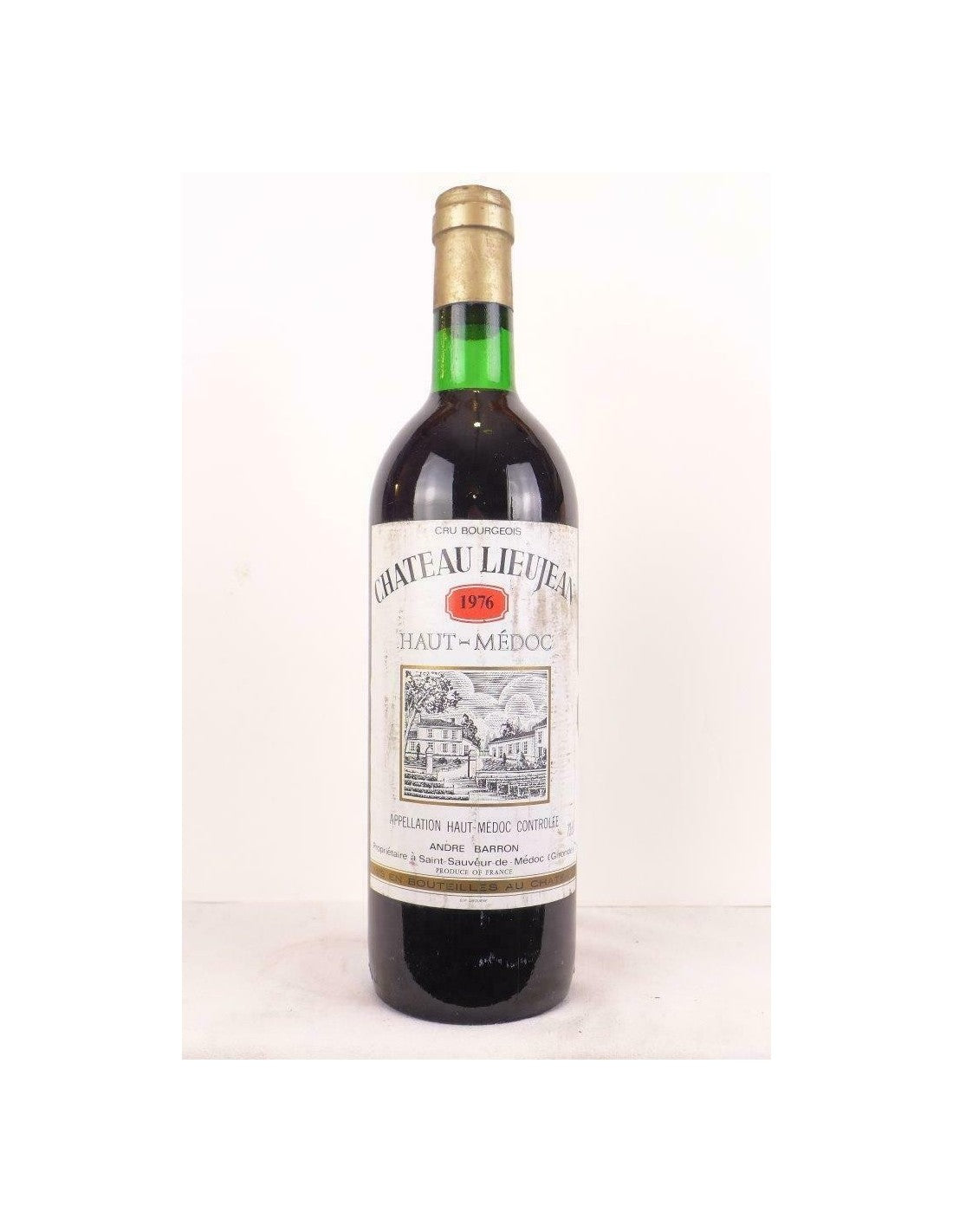 1976 - haut-médoc - château lieujean cru bourgeois - rouge - bordeaux - Just Wines 