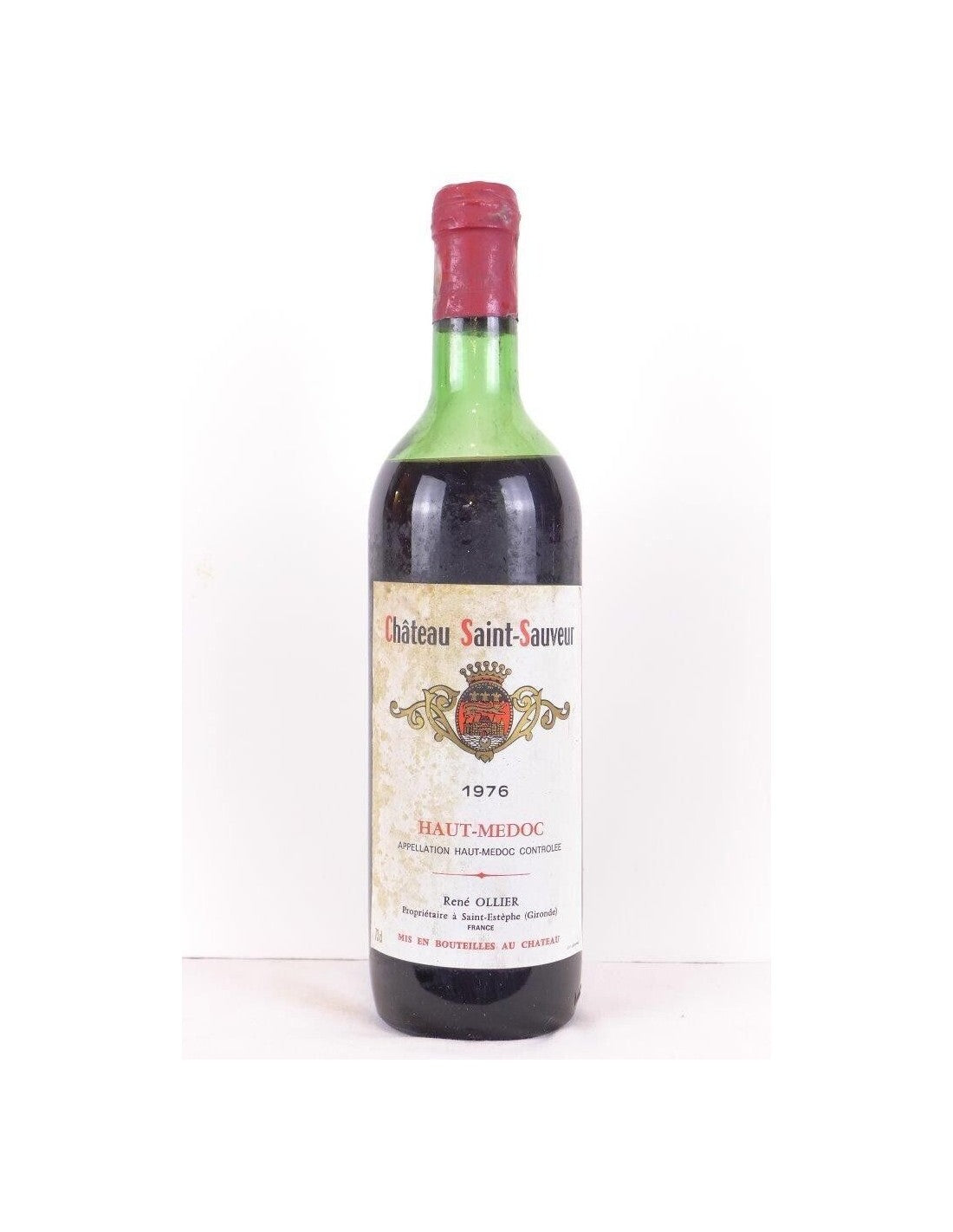 1976 - haut-médoc - château saint-sauveur rené ollier à saint-estéphe - rouge - bordeaux - Just Wines 