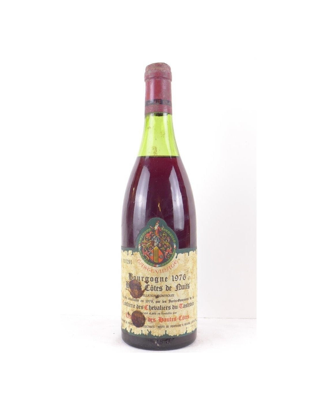 1976 - hautes côtes de nuits - cave des hautes-côtes tastevinage (étiquette tâchée) - rouge - bourgogne - Just Wines 