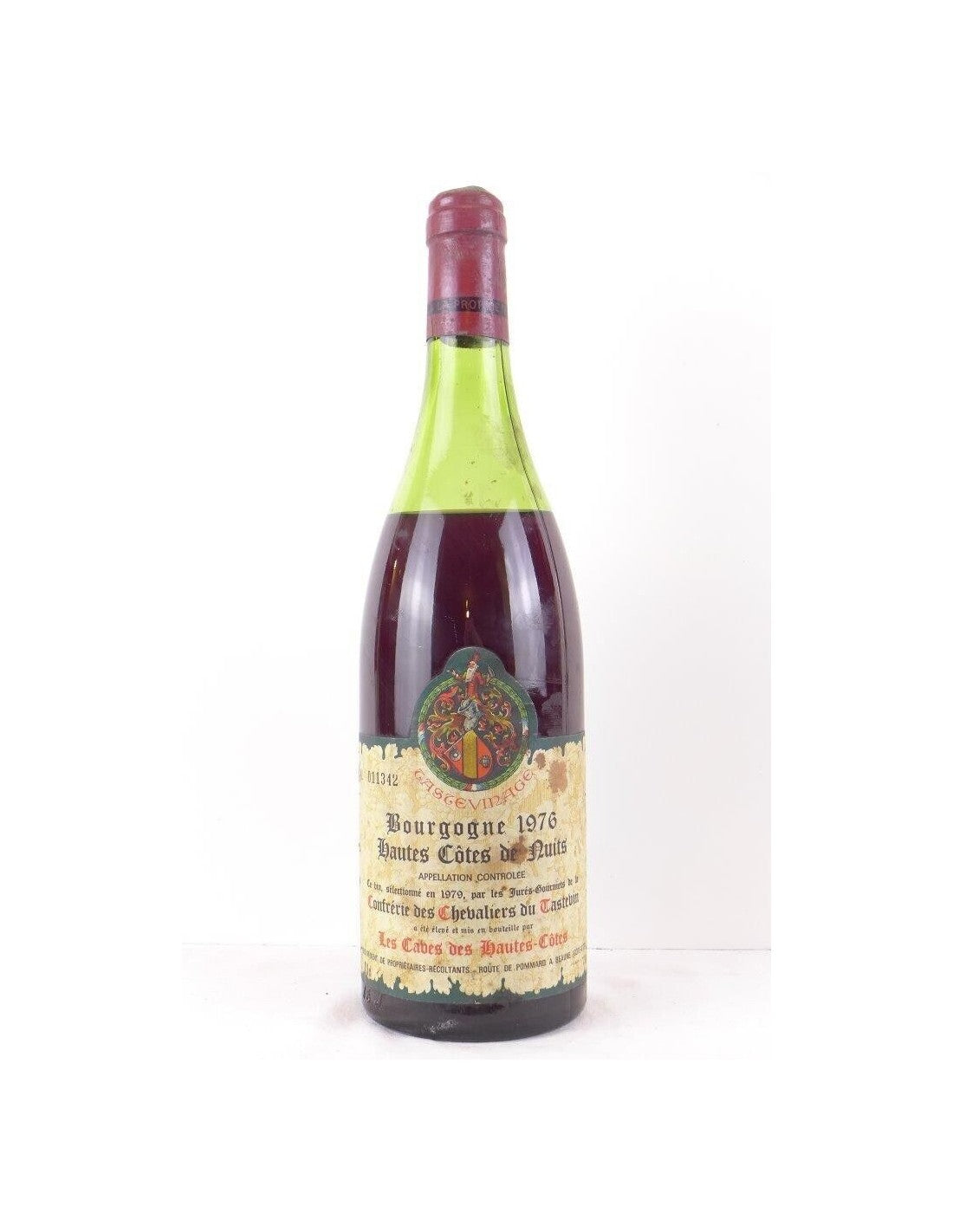 1976 - hautes côtes de nuits - cave des hautes-côtes tastevinage (niveau bas) - rouge - bourgogne - Just Wines 