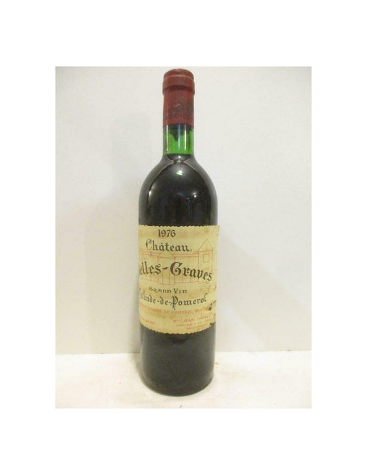 1976 - lalande de pomerol - château belles-graves (b2) - rouge - bordeaux - Just Wines 