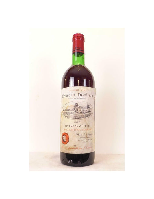 1976 - listrac - château donissan cru bourgeois (b1 étiquette sale) - rouge - bordeaux - Just Wines 