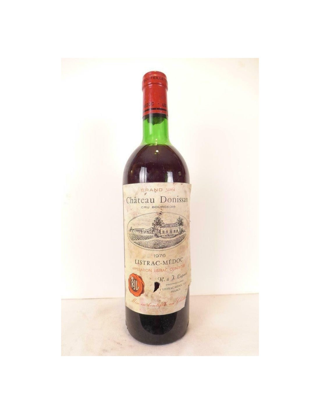 1976 - listrac - château donissan cru bourgeois (b2 étiquette abîmée) - rouge - bordeaux - Just Wines 