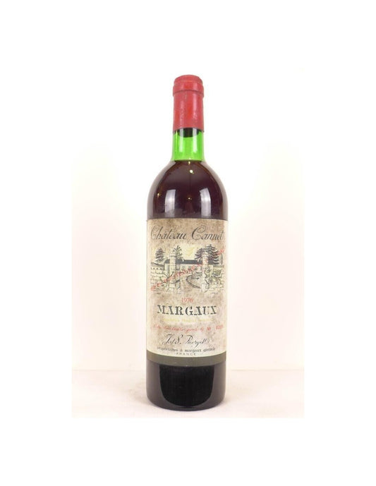 1976 - margaux - château canuet - rouge - bordeaux - Just Wines 