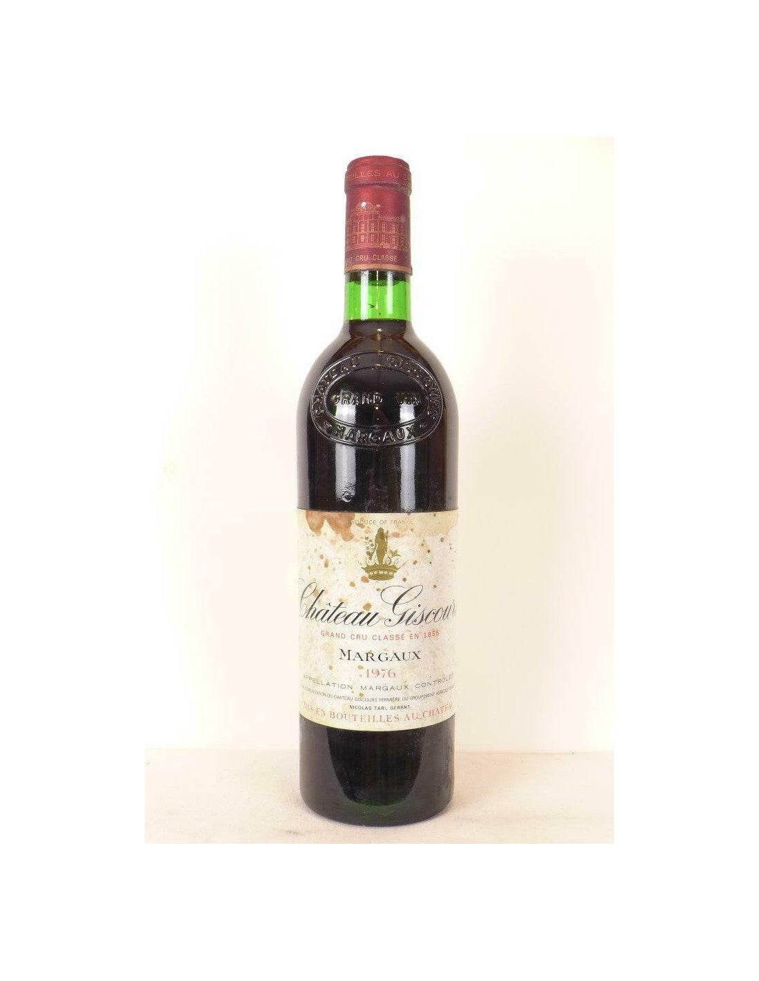 1976 - margaux - château giscours grand cru classé - rouge - bordeaux - Just Wines 