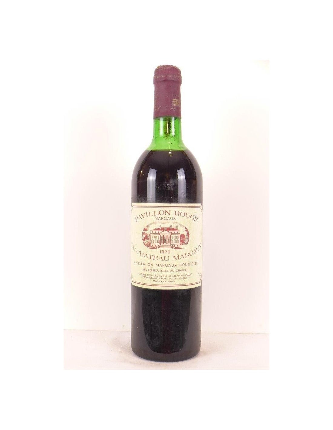 1976 - margaux - pavillon rouge du château margaux - rouge - bordeaux - Just Wines 