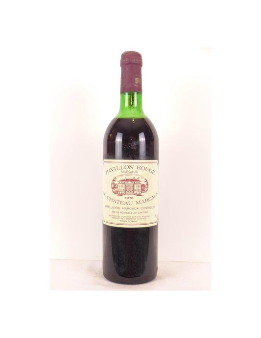 1976 - margaux - pavillon rouge du château margaux - rouge - bordeaux - Just Wines 