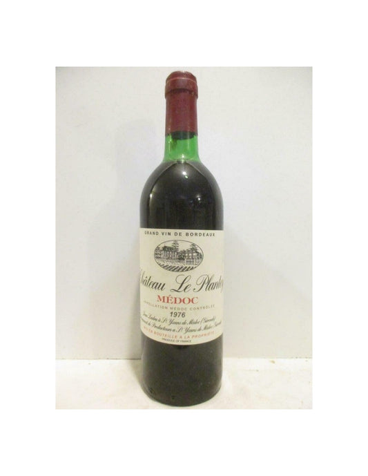 1976 - médoc - château le plantey - Rouge - bordeaux - Just Wines 