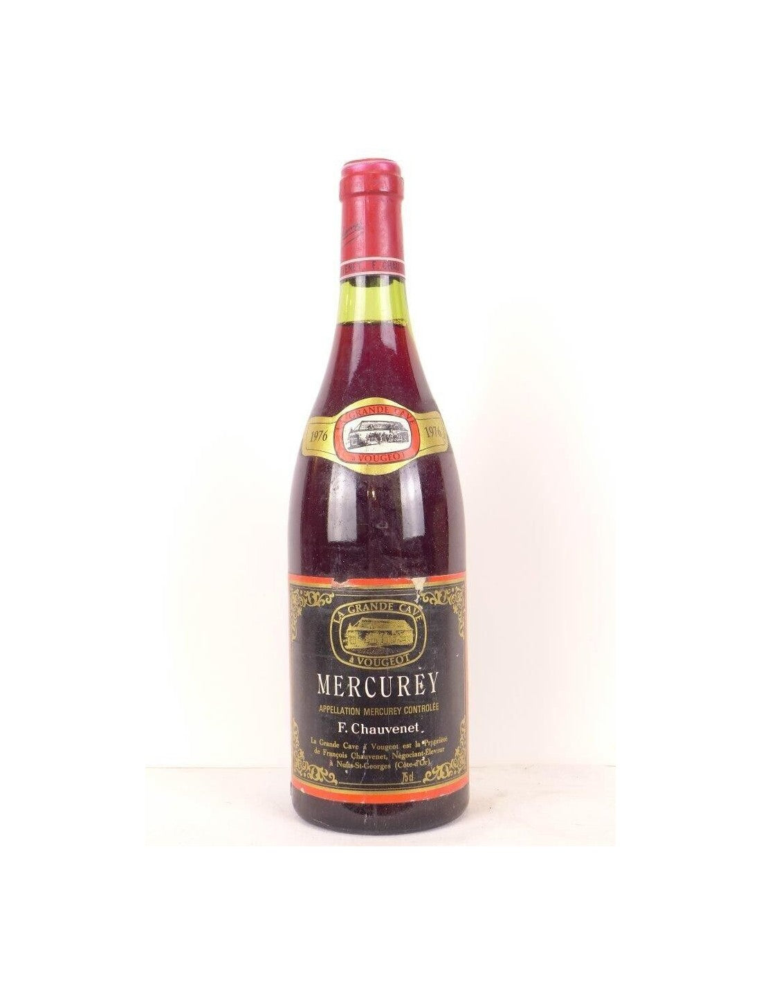 1976 - mercurey - chauvenet - rouge - bourgogne - Just Wines 