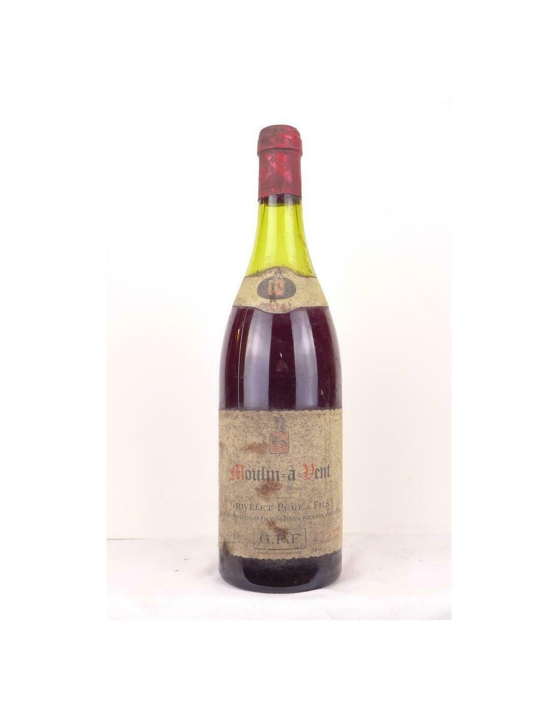 1976 - moulin à vent - grivelet père et fils - rouge - beaujolais - Just Wines 