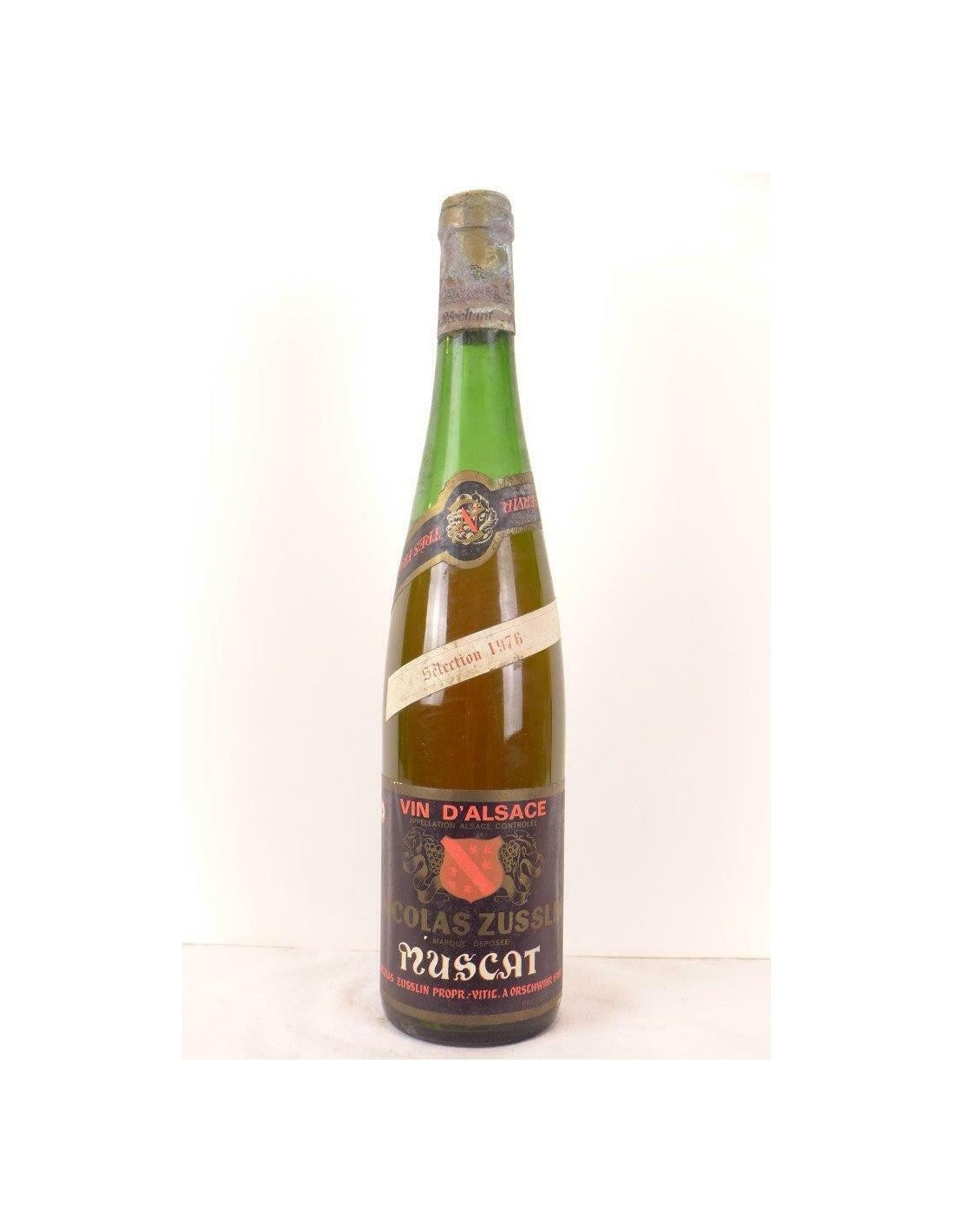 1976 - muscat - nicolas zusslin (niveau bas) - blanc - alsace - Just Wines 